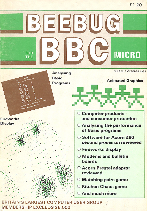 Article: Beebug Newsletter - Volume 3, Number 5 - October 1984