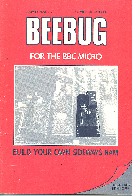 Article: Beebug Newsletter - Volume 5, Number 7 - December 1986