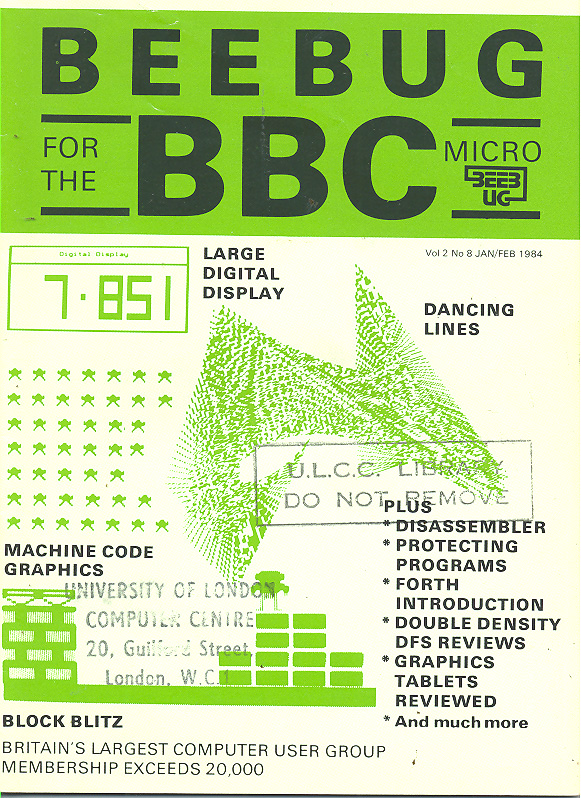 Article: Beebug Newsletter - Volume 2, Number 8 - January/February 1984