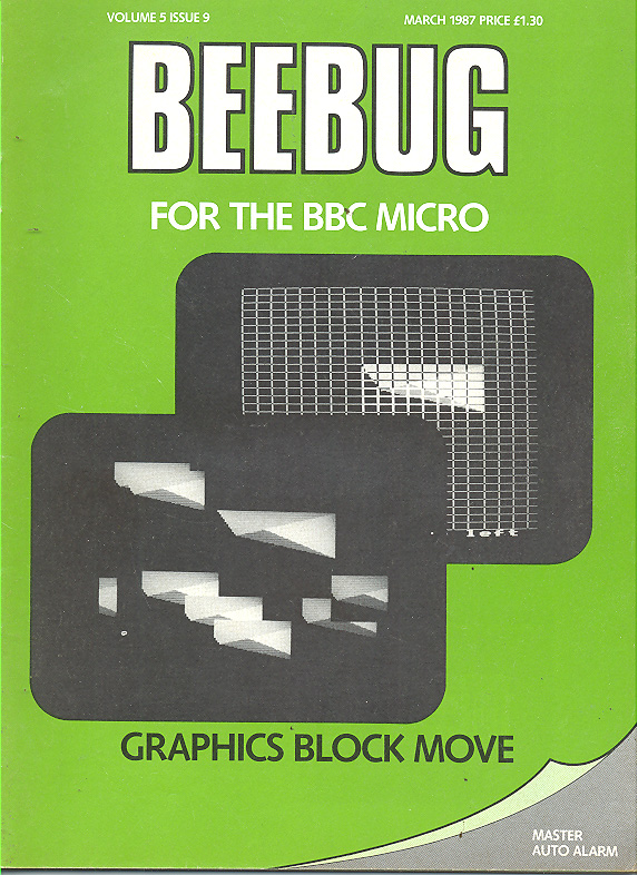 Article: Beebug Newsletter - Volume 5, Number 9 - March 1987