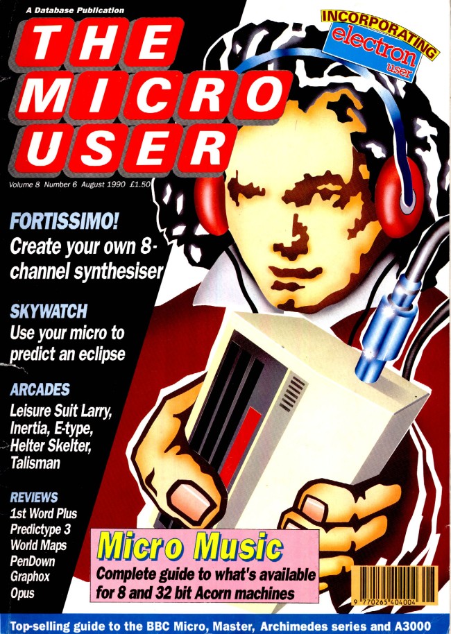Scan of Document: The Micro User - August 1990 - Vol 8 No 6