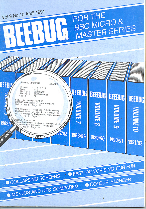 Article: Beebug Newsletter - Volume 9, Number 10 - April 1991