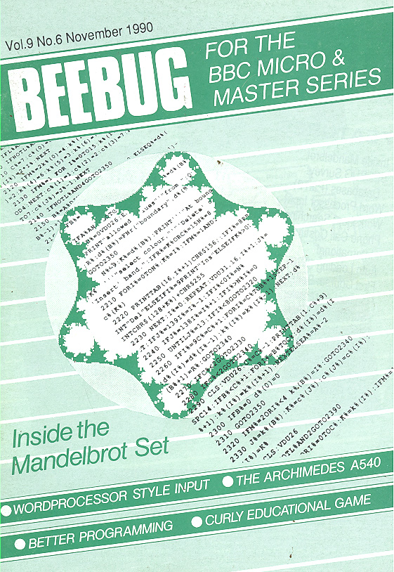 Article: Beebug Newsletter - Volume 9, Number 6 - November 1990