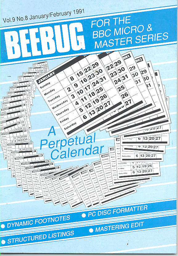 Article: Beebug Newsletter - Volume 9, Number 8 - January/February 1991