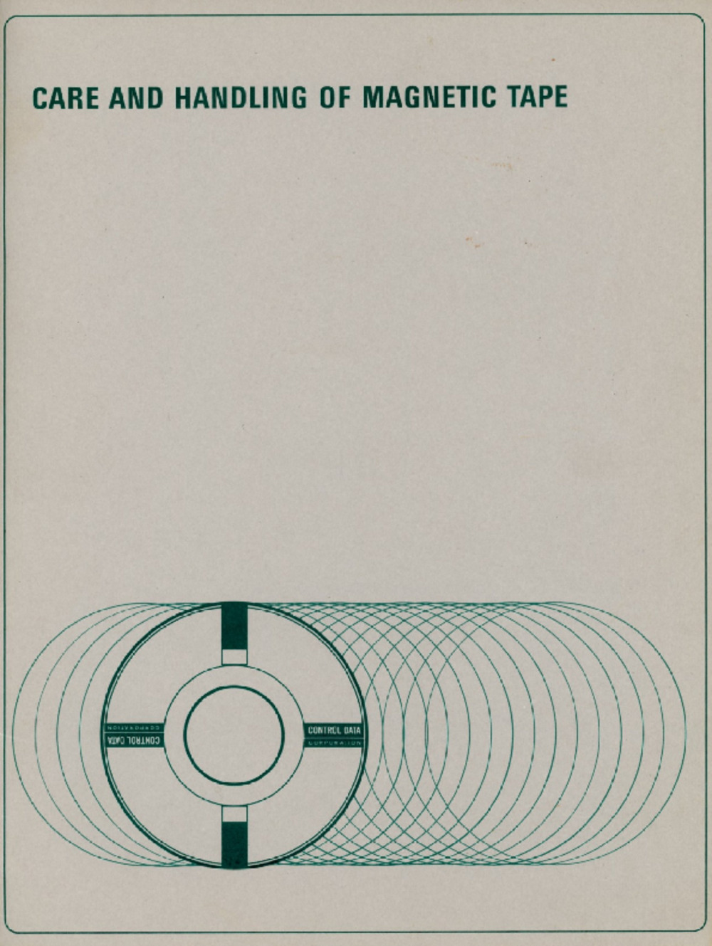 Article: Care and Handling of Magnetic Tape