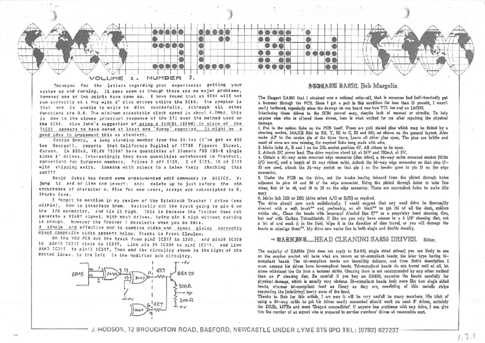 Article: SC84 Newsletter - Volume 1 Number 3