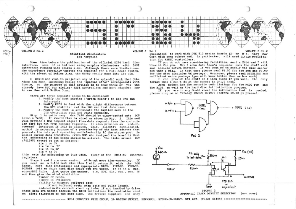 Article: SC84 Newsletter - Volume 3 Number 2