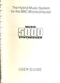 Music 5000 Synthesiser User Guide