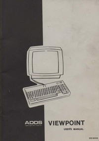 ADDS Viewpoint Terminal Users Manual