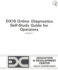 DX 10 Online Diagnostics Self-Study Guide for Operators