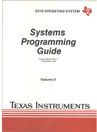 DX10 Operating System Systems Programming Guide