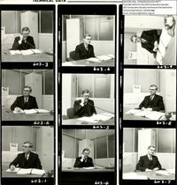 68152 Executive photo portraits: John Pinkerton - contact sheet