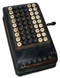 William Seward Burroughs patents his calculating machine