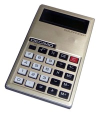 Decimo Goldfinger Calculator 1981