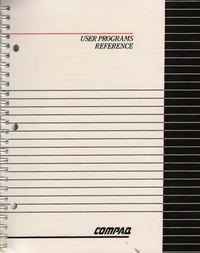 Compaq User Programs Reference
