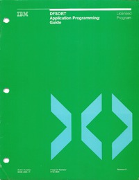 DFSort - Application Programming Guide - Release 9