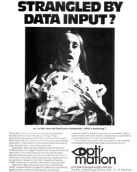 Strangled by data input?