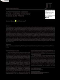 75166 A 'conversation' between frank Land and Anthony Bryant: PART I
