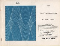 IBM Research The APL360 Terminal System