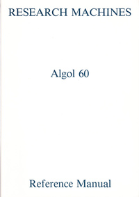 Algol 60 Reference Manual - RML 380Z