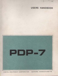 PDP-7 Users Handbook - THC