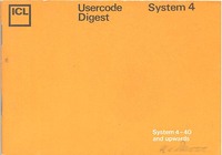 ICL Usercode System 4 Digest