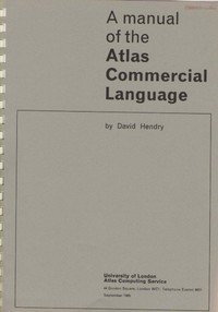 Atlas Commercial Language Manual