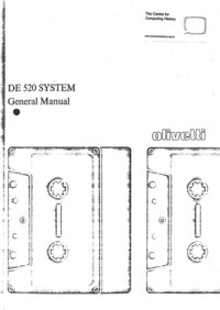 Olivetti DE 520 System General Manual