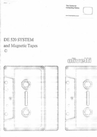 Olivetti DE 520 System and Magnetic Tapes