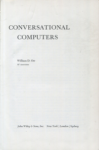 Conversational Computers