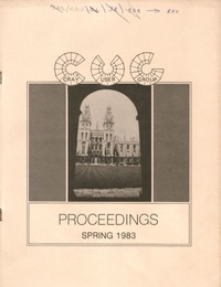 Cray User Group - Proceedings Spring 1983