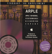 Apple Reference, Performance & Learning Expert. Supplement, February 1995.