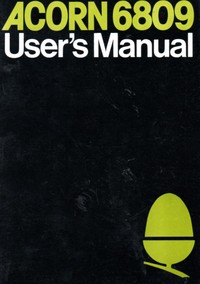Acorn 6809 User's Manual