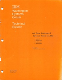 Washington Systems Center Technical Bulletin VSAM Performance Study Foil Presentation with Text