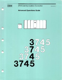 3745 Communication Controller Advanced Operations Guide