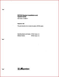 Mentec - RSTS/E System Installation and Update Guide