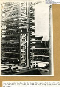 61852  LEO I racks set up for the Demonstration  (1950)