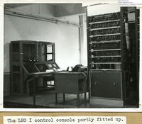 61857  LEO I Control Console during Installation  (1950)