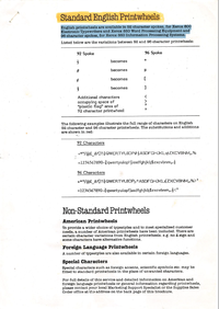 Xerox - Standard English Printwheels