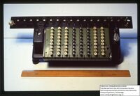 69826 Calculating Machine and Ruler