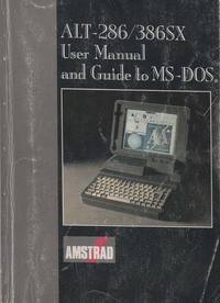 Amstrad ALT-286/386SX User Manual