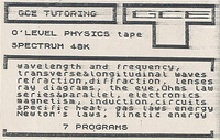 O Level Physics Tape