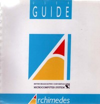 Acorn Archimedes User Guide