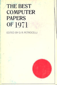 The Best Computer papers of 1971