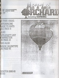 Apple Orchard - Winter 1980 - 1981