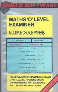 Maths 'O' Level Examiner