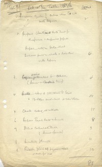 62935 David Caminer's notes and draft flowcharts re: Weekly Table B, undated
