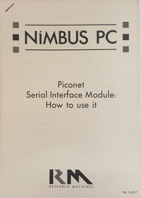 RM Nimbus PC Piconet Serial interface module: How To Use It PN 14307