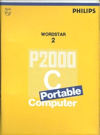 Philips P2000C WordStar 2 Reference Manual