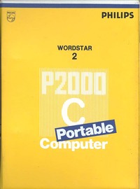 Philips P2000C WordStar 2 Reference Manual
